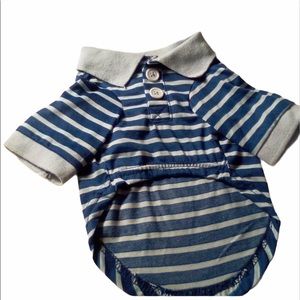 Dog Pet Animal Shirt Small Striped Outfit Male